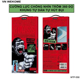 Cường Lực KINGKONG Khung tự dán Chống Nhìn Trộm iPhone 15 pro max 16 pro max 17 pro max 14Promax 13 pro 12 11 Xr  14plus