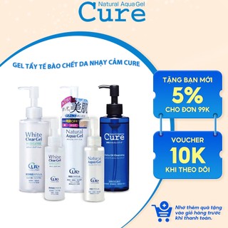  Gel Tẩy Tế Bào Chết Cho Da Nhạy Cảm Cure Natural Aqua Gel 250g 