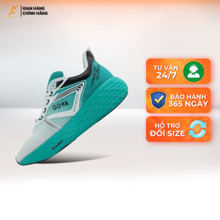 Giày thể thao chạy bộ nam nữ Goya Strides 2 năm 2025 màu đế xanh