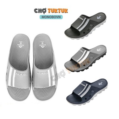 Dép nam Thái Lan quai ngang đúc nguyên khổi chống trơn siêu nhẹ êm chân ADDA 5TD12