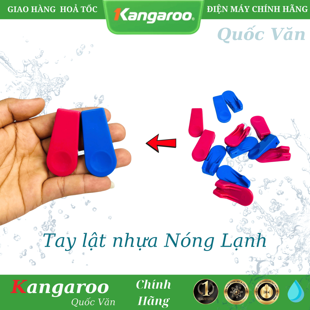 Tay Lật Nhựa Khoá Nóng Lạnh Máy Lọc Nước Sunhouse, Kangaroo - KG10A3, SHA-76210CK, Khoá Lật