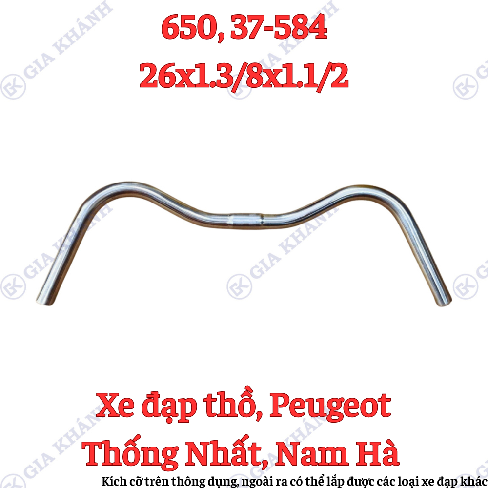 Tay Lái – Ghi Đông Xe Đạp 26, 650, 37-584, 26x1.3/8x1.1/2, 26x1.1/2x1.3/8 Xe Thồ, Xe Nam Hà, Xe Thốn