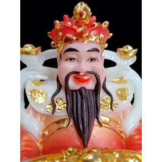 Tượng thờ Thần Tiền (Thần Phát)cao 20cm cầu tài cầu lộc bàn thờ thần Tài