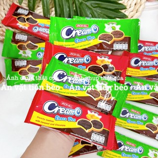   COMBO 5 CHIẾC  Bánh Quy CREAM O Thái Lan Choco Plus JACK&JILL  Nhân Socola Nhiều Vị đồ ăn vặt 