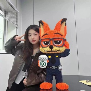 【Tặng Búa】Đồ Chơi Lắp Ráp Mô Hình Fox Bộ lắp ráp mô hình |ego Cảnh sát Fox（60cm）