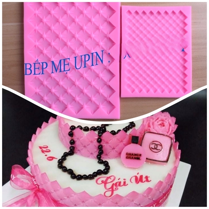 [KHUÔN 4D SALE] Khuôn silicon ốp viền kim cương