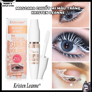  Mascara Chuốt Mi Màu Trắng KRISTEN LEANE Kháng Nước Chuyên Dùng Makeup Cosplay Hóa Trang 