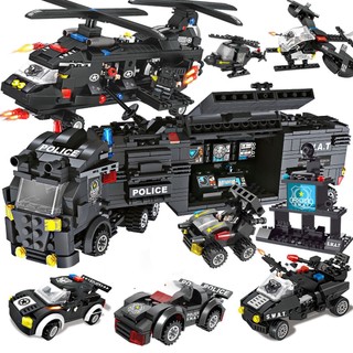  Đồ chơi lắp ráp mô hình máy bay xe đặc chủng và robot 500 - 920 chi tiết 48 cách chơi sáng tạo 