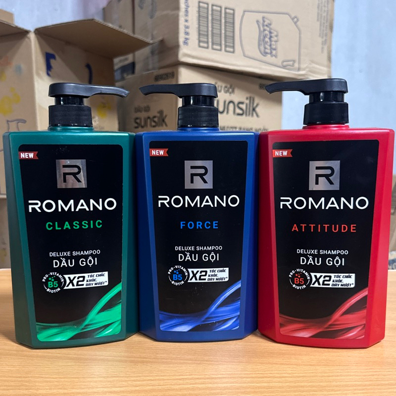 Dầu gội Romano 650g