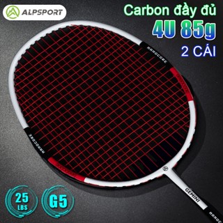  ALP Gemini 4U Căng Max 26LBS 12KG Vợt Cầu Lông Original 100% Full Carbon Yonex kumpoo Rsl New ALPSPORT Badminton Racket. 