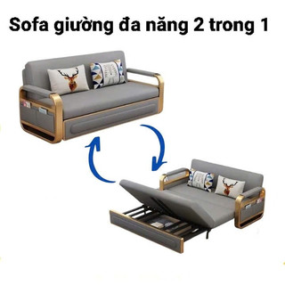   HÀNG NHẬP KHẨU  Giường Ngủ Gấp Gọn Thông Minh Hiện Đại  Sofa Bed Decor Cao Cấp Khung Thép Chịu Lực Cao Tặng Kèm Gối 