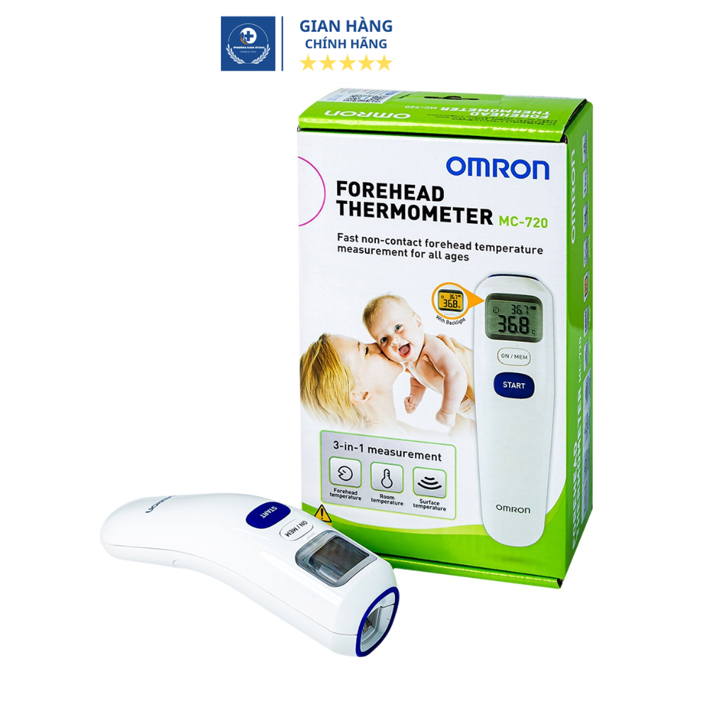 Nhiệt Kế Điện Tử Đo Trán OMRON MC-720