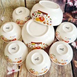 bộ tô chén sứ trắng - bộ tô chén sứ