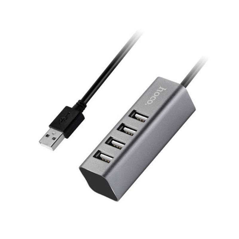 Bộ chia 4 cổng USB Hoco HB1 USB 2.0 tốc độ Max 480 Mbps 1 cổng USB ra 4 cổng USB