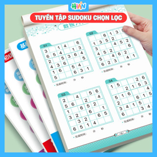 Tuyển tập câu đố Sudoku dành cho người mới bắt đầu  – Sách hay giúp bé phát triển tư duy logic