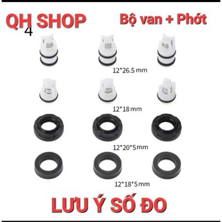 Van + Phớt Nước 1 Chiều Máy Bơm Rửa Xe Mini [ giá 1 Bô 3 cái ]