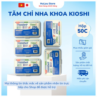 (Combo 5 hộp 250 chiếc ) Tăm chỉ nha khoa Kioshi Nhật Bản sợi nhỏ không xù đầu nhọn chính hãng.