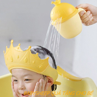  Mũ gội đầu cho bé mũ tắm cho bé silicon hàng cao cấp cực kỳ xinh xắn 