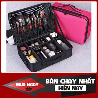 [Size Lớn 41CM] Cốp Trang Điểm Vải Dạng Vali Xách Tay Chuyên Nghiệp