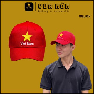  Mũ lưỡi trai thêu logo ngôi sao VIỆT NAM đi chơi du lịch thời trang nam nữ - VUANON 