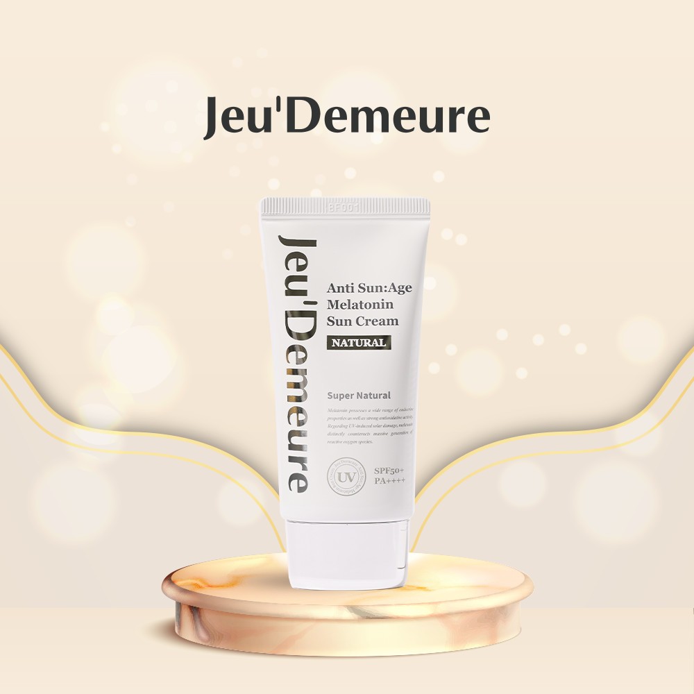 Kem Chống Nắng Kiềm Dầu, Bảo Vệ Da, Dưỡng Ẩm Jeu'demeure Natural Chỉ Số SPF 50+/PA++++ 50G