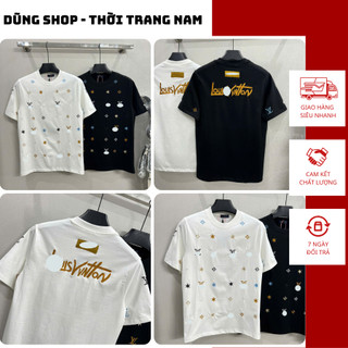  Áo Phông Nam Eo Vì Thêu Sticker Full Áo Cao Cấp - Áo Thun Nam Nữ Lờ Vê Logo Thêu Full Áo 