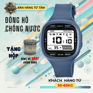 [DIRAY 2322G] Đồng Hồ Nam Nữ Gen Z | Điện Tử – Chống Nước 30M – Thể Thao | Học Sinh Cấp 2, 3 & Sinh Viên