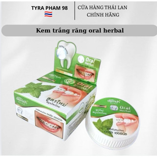 [SHIP HOẢ TỐC 24H] Kem đánh răng Oral Heabal Thái Lan, dùng cho người niềng răng, trắng răng thơm m