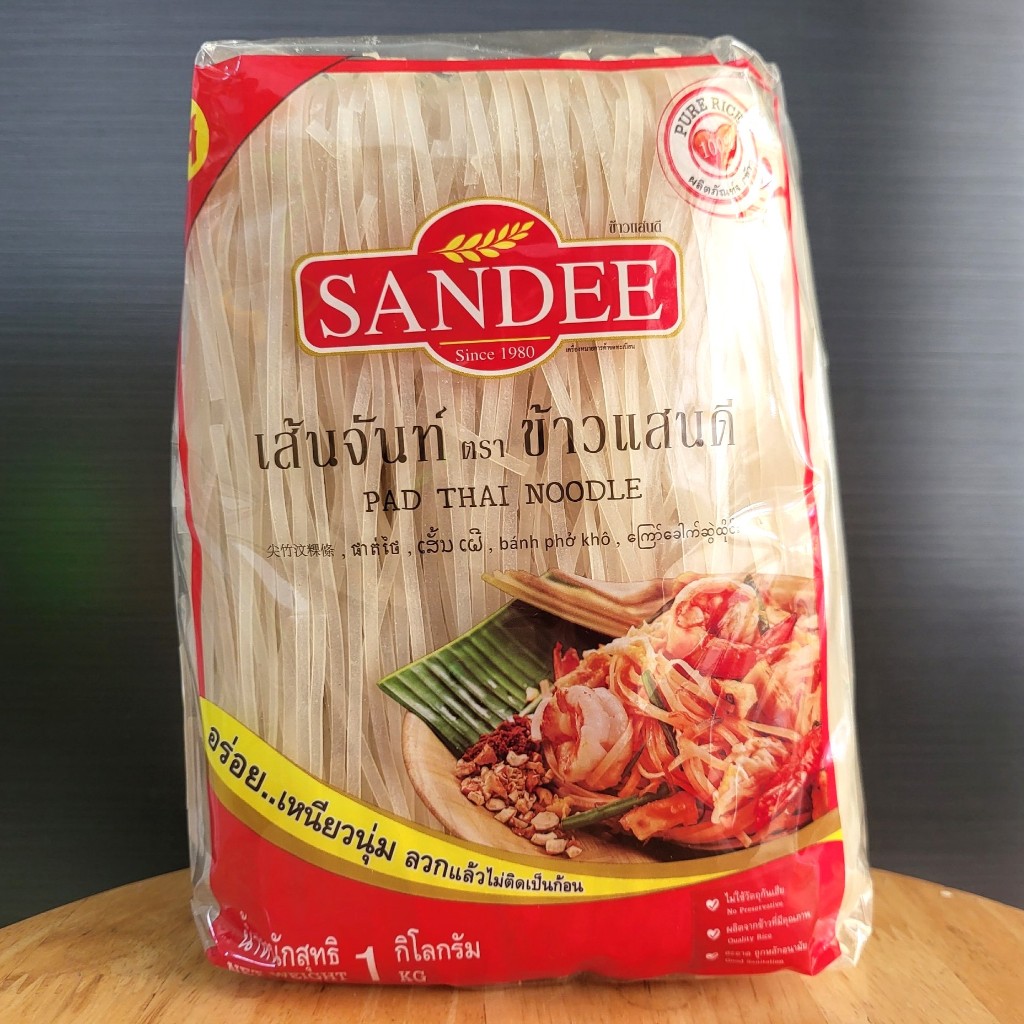 SANDEE - GÓI 1 Kg - BÁNH PHỞ KHÔ /THÁI LAN / Pad Thai Noodle