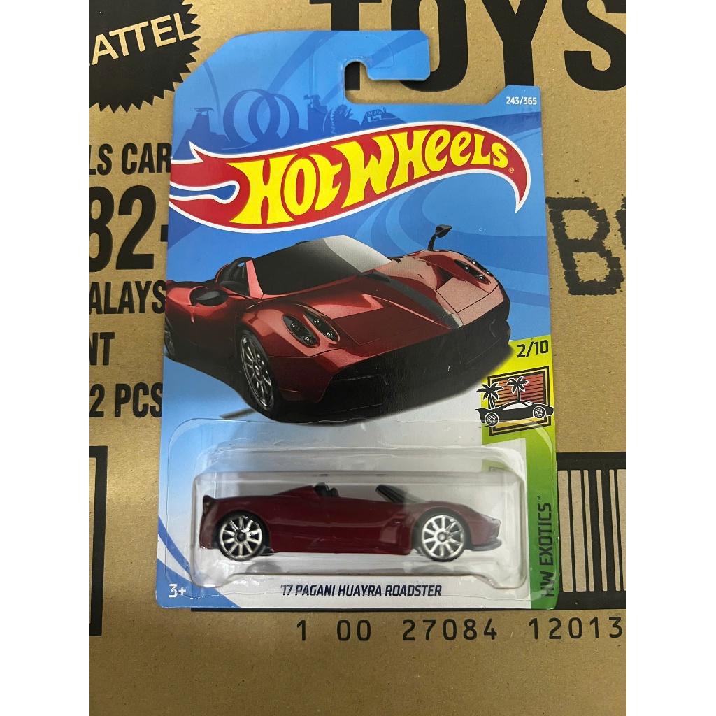 LeHuong Diecast - Xe Hot Wheels 17 Pagani Huayra Roadster (Đỏ)