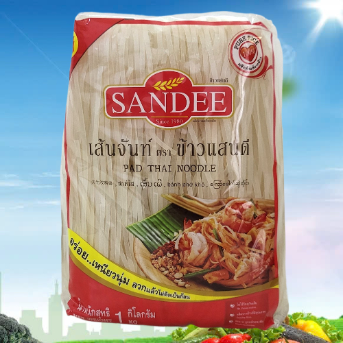 SANDEE ++ GÓI 1 Kg ++ BÁNH PHỞ KHÔ Pad Thai Noodle