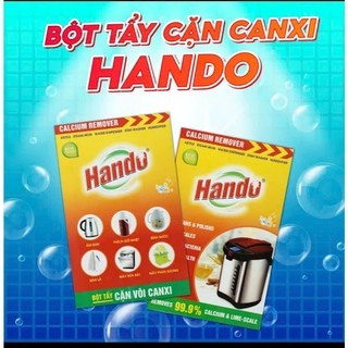 Bột tẩy cặn vôi ấm nước, bình nước Hando