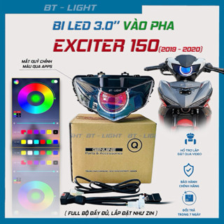 Bi cầu Led M10 Light lên cho Exciter 2019, MX King 150 ( Pha Đèn Hãng )