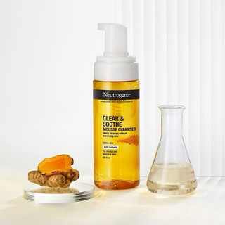 Sữa Rửa Mặt Neutrogena Chiết Xuất Nghệ, Xịt Tạo Bọt 150ml