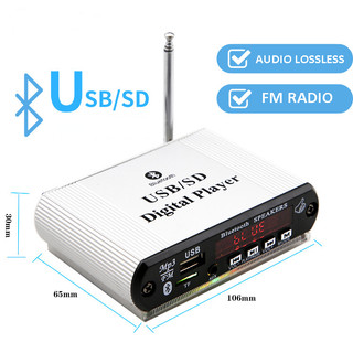 Amly bluetooth 5.0 nghe nhạc HIFI không mất dữ liệu giải mã nhạc USB, thẻ nhớ,radio FM