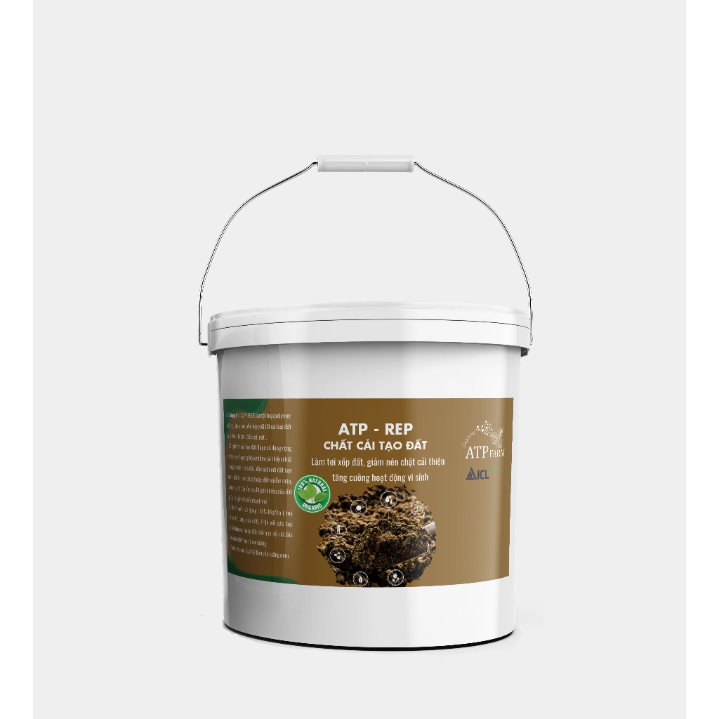 ATP Farm - CHÍNH HÃNG: Thùng 5KG ATP- REP - Chất cải tạo đất, giảm nén chặt cải thiện tăng cường hoạ