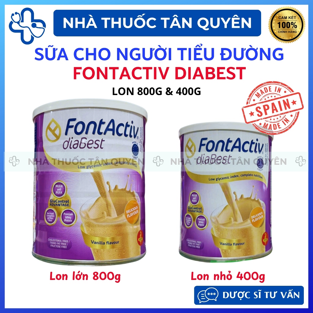 [Hàng công ty] Sữa Fontactiv Diabest dành cho người tiểu đườn