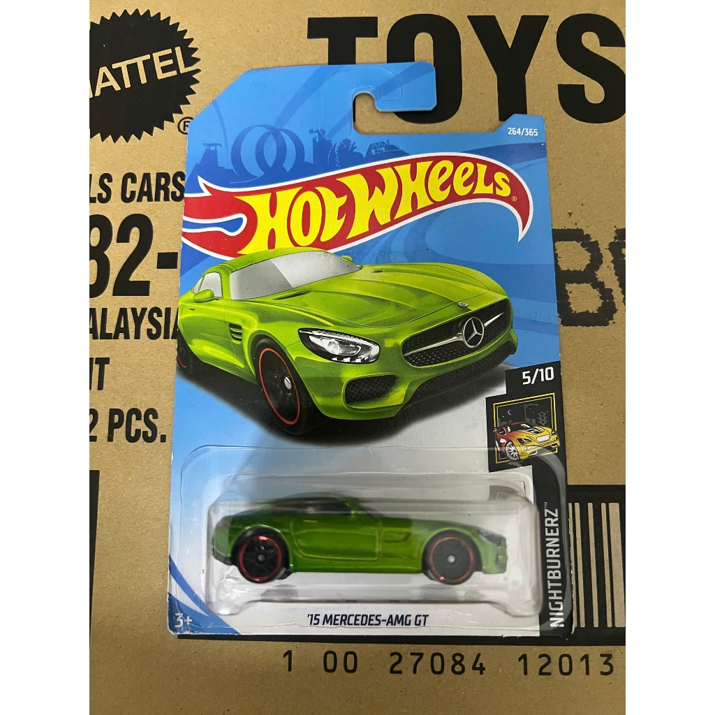 LeHuong Diecast - Xe Hot Wheels 15 Mercedes-AMG GT (Xanh Chuối)