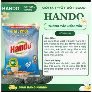 Gói bột thông tắc hầm cầu M.phốt bột Hando 300g