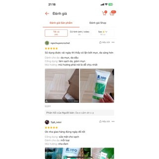 Sữa Rửa Mặt E100 Nha Đam 100g