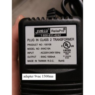 Adaptor Nguồn 9VAC Cho Phơ RP355 Digitech