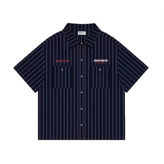 Áo Sơ Mi Boxy Ka  Krants Thêu 2 Mặt Túi Hộp Local Brand  Hot Trend 2025