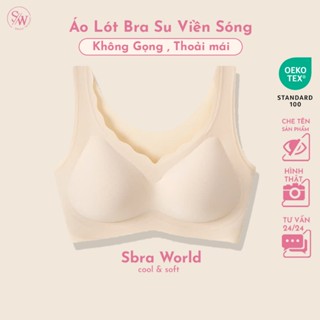 Áo Lót Bra Nữ Su SBRA Không Gọng Viền Sóng Mềm Mịn Co Giãn Kháng Khuẩn Thoải Mái SB03