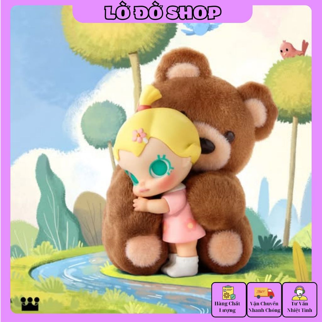 Blind Box Baby Molly My Huggable Discovery Series Figures - Mô hình Baby Molly - POP MART Hàng Chính