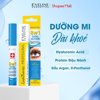  Dưỡng mi Eveline 8 In 1 Total Action Lash Therapy giúp mi dài và dày hơn 10ml 