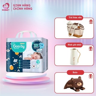 (Combo 3) Tã bỉm quần dán Gooby Premium, chuyên gia bỉm đêm, chống tràn hiệu quả size NB/S/M/L/XL/XXL cho bé từ 4-20kg