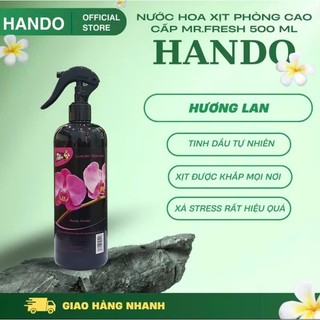 Nước hoa xịt thơm phòng Mr.Fresh 500ml cao cấp