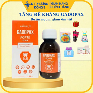 (Tặng bàn chải điện, quạt tích điện, bình sữa)Gadopax forte siro tăng đề kháng cho bé nhập khẩu châu âu, lọ 100ml