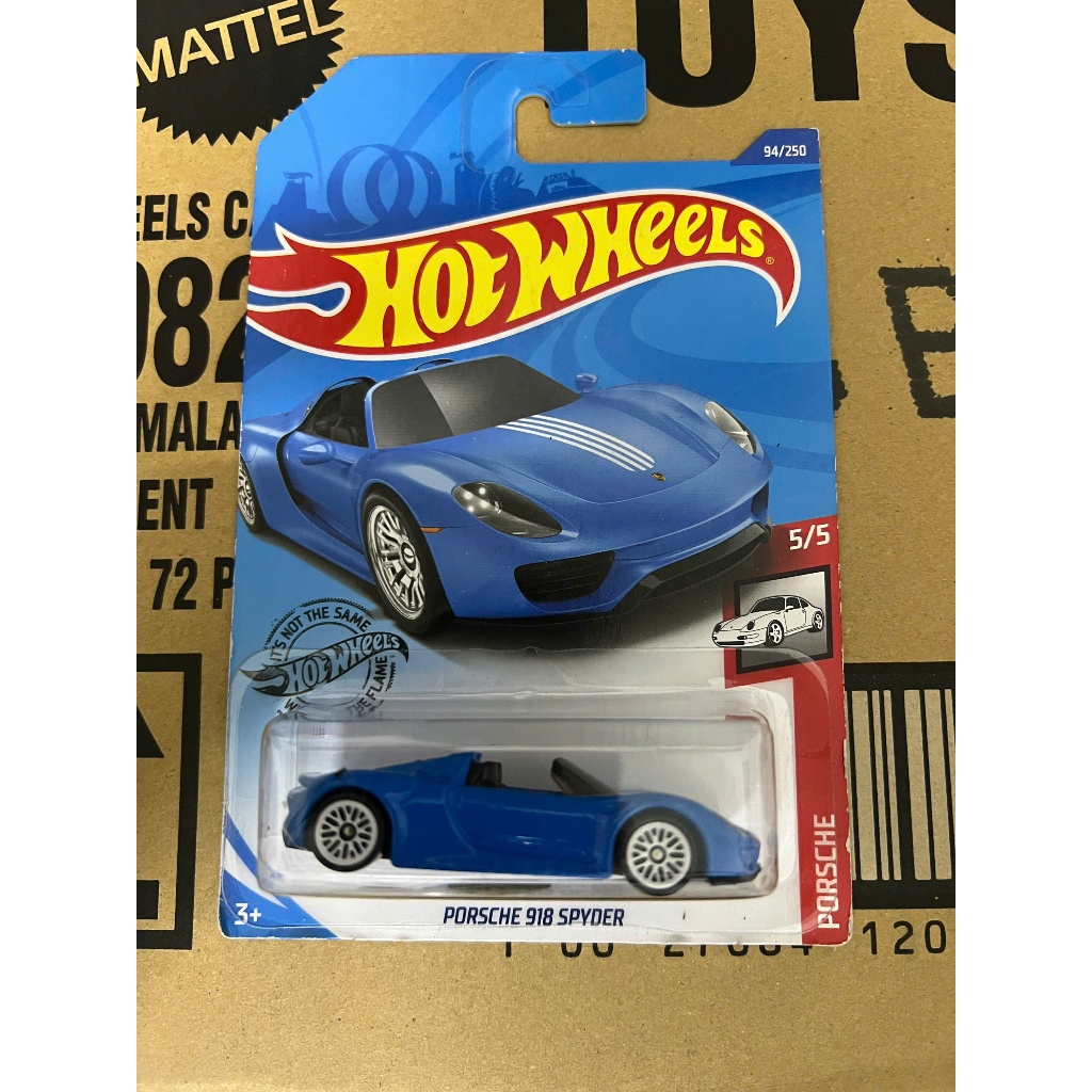 LeHuong Diecast - Xe Hot Wheels Porsche 918 Spyder (Xanh Dương)