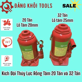Kích Đội Rỗng Tâm 20 Tấn và 32 Tấn, Con Đội Thủy Lực